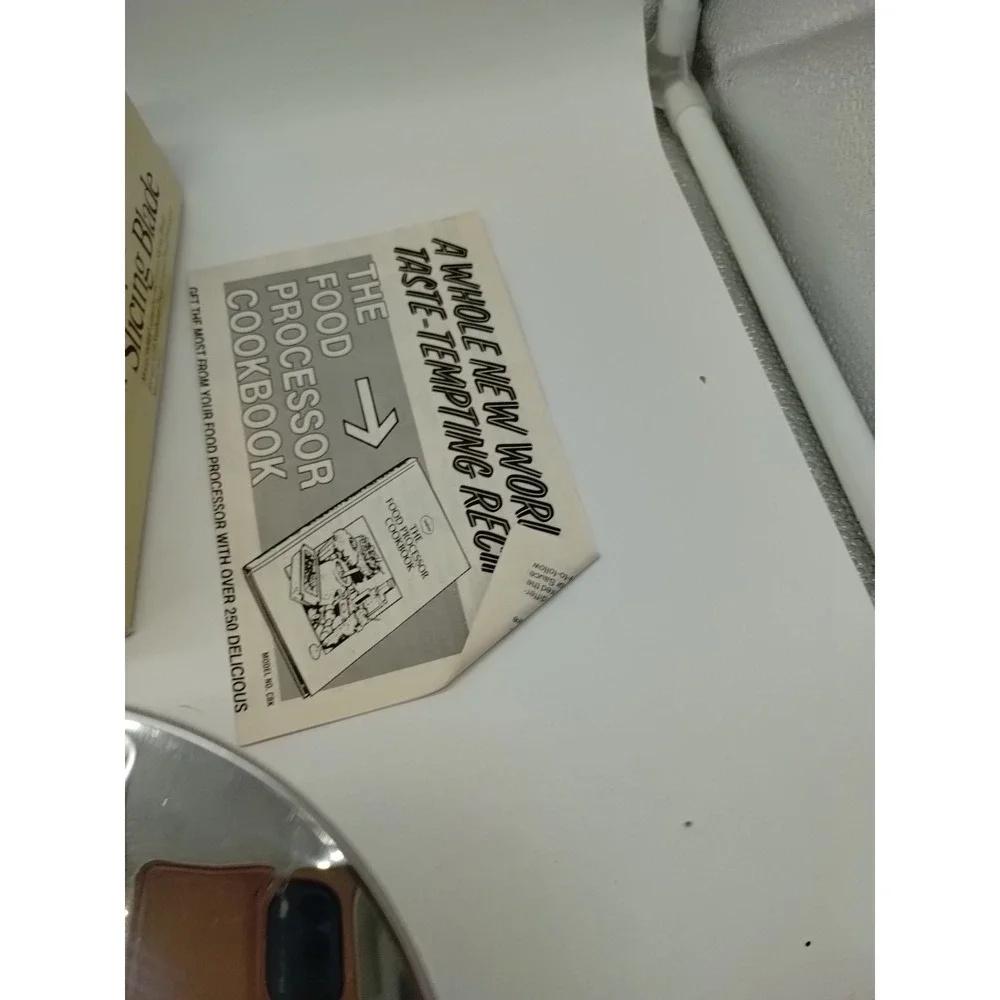Vintage Sunbeam Vista Professional Food Processor Slicing Blade 6mm #94900